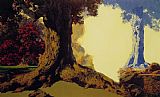Maxfield Parrish Canvas Paintings - Dreaming October
